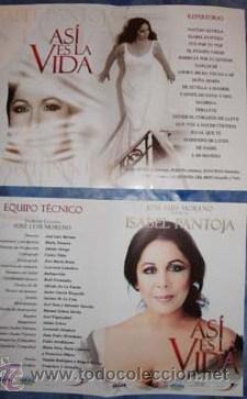 M&uacute;sica de colecci&oacute;n: ISABEL PANTOJA. PROGRAMA DIPTICO ASI ES LA VIDA - Foto 1