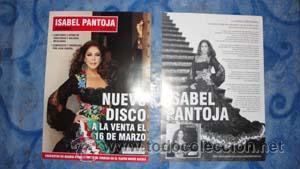 M&uacute;sica de colecci&oacute;n: ISABEL PANTOJA. HOJA PROGRAMA DISCO RANCHERAS - Foto 1