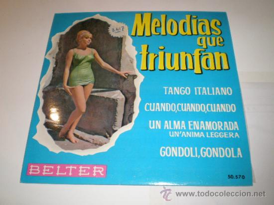 Musiksammlung: SINGLE MELODIAS QUE TRIUNFAN - A&Ntilde;OS 60