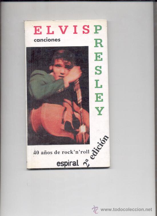 M&uacute;sica de colecci&oacute;n: LIBRO CANCIONES ELVIS PRESLEY