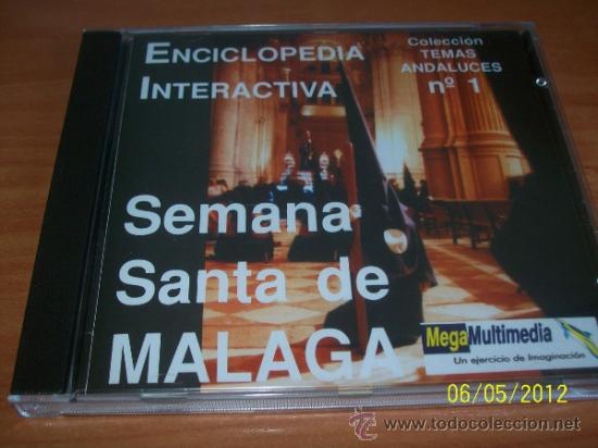 M&uacute;sica de colecci&oacute;n: CD.ROM SEMANA SANTA DE MALAGA ENCICLOPEDIA INTERACTIVA
