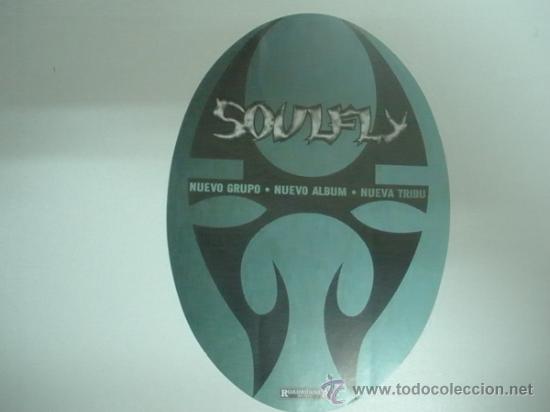 M&uacute;sica de colecci&oacute;n: pegatina soulfly como nueva - Foto 1
