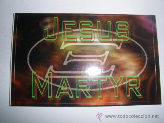 M&uacute;sica de colecci&oacute;n: pegatina jesus martyr - Foto 1