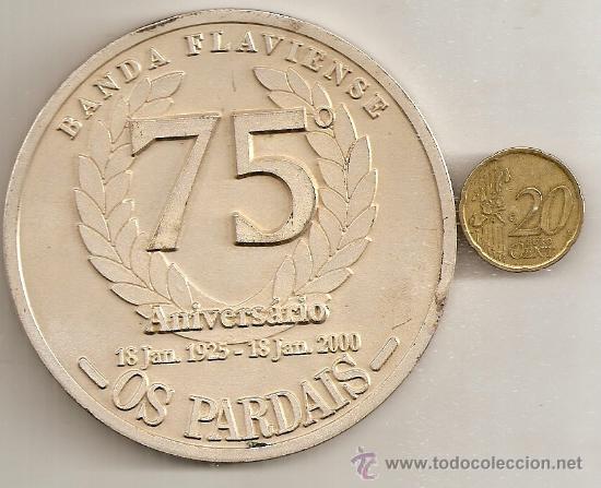 M&uacute;sica de colecci&oacute;n: Portugal, Chaves: medalla de la banda musical flaviense Os Pardais. A&ntilde;o 2000