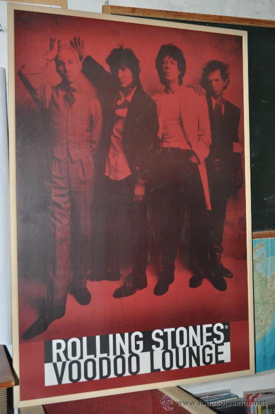 M&uacute;sica de colecci&oacute;n: THE ROLLING STONES VOODOO LOUNGE - PROMO POSTER gigante  100 x 150 cms