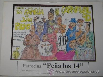 M&uacute;sica de colecci&oacute;n: CARNAVAL DE C&Aacute;DIZ 1991, LIBRETO DE LA CHIRIGOTA LA FAMILIA DE JUAN PALOMO