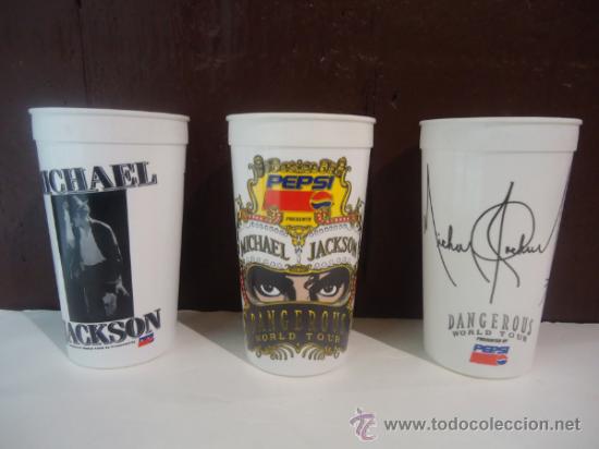 M&uacute;sica de colecci&oacute;n: VASO PEPSI MICHAEL JACKSON DANGERUS WORD TOUR 92.