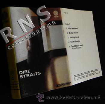 M&uacute;sica de colecci&oacute;n: CAR&Aacute;TULA DE CASETE DIRE STRAITS - SULTANS OF SWING - GRUPO BRIT&Aacute;NICO - M&Uacute;SICA ROCK A&Ntilde;OS 80 90
