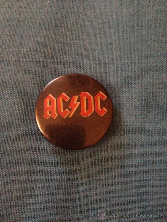 M&uacute;sica de colecci&oacute;n: Chapa de AC-DC. 25 mm. Nueva. - Foto 1