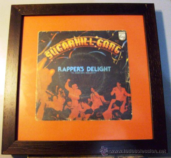 M&uacute;sica de cole&ccedil;&atilde;o: Cuadro Disco formato Single grupo Sugar Hill Gang