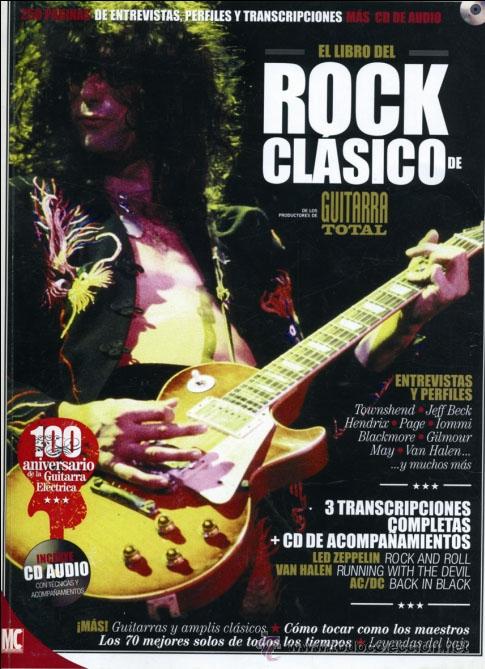 M&uacute;sica de colecci&oacute;n: EL LIBRO DEL ROCK CLASICO DE GUITARRA TOTAL