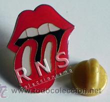 M&uacute;sica de colecci&oacute;n: PIN DE LOS ROLLING STONES - BOCA LABIOS LENGUA - M&Uacute;SICA GRUPO ROCK BRIT&Aacute;NICO - LOGO
