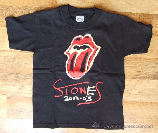 M&uacute;sica de colecci&oacute;n: CAMISETA CHICA o NI&Ntilde;O THE ROLLING STONES GIRA 2002-2003