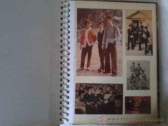 M&uacute;sica de colecci&oacute;n: Album de los 80 con fotos del grupo The Beatles - algunas originales y muchas recortables - 79 fotos