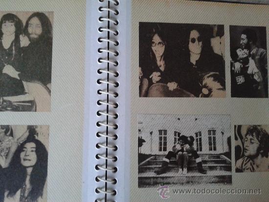 M&uacute;sica de colecci&oacute;n: Album de los 80 Beatles - fotos de John Lennon - algunas originales y muchas recortables - 49 fotos