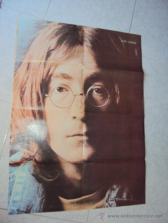 M&uacute;sica de colecci&oacute;n: John Lennon. 65 x 90 cm.