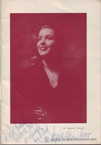 M&uacute;sica de colecci&oacute;n: REAPARICION EN ESPA&Ntilde;A DE MARIA JOSE SIMO. Con dedicatoria aut&oacute;grafa de la soprano