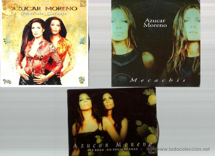 M&uacute;sica de colecci&oacute;n: 3 CD SINGLES : AZUCAR MORENO - Foto 1