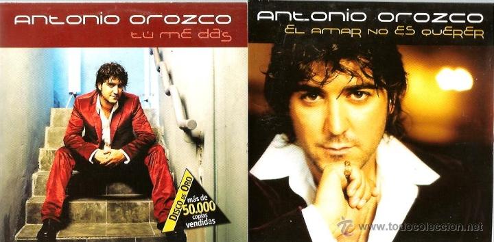 M&uacute;sica de colecci&oacute;n: 2 CD SINGLES DE ANTONIO OROZCO - Foto 1