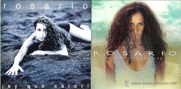 M&uacute;sica de colecci&oacute;n: 2 CD SINGLES DE ROSARIO - Foto 1