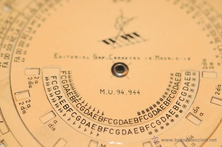M&uacute;sica de colecci&oacute;n: DISCO MEDIDOR NOTAS MUSICALES - Foto 3