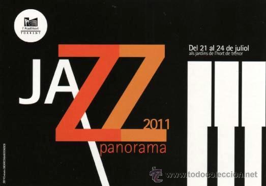 M&uacute;sica de colecci&oacute;n: POSTAL FESTIVAL JAZZ  PANORAMA 2011 - AUDITORI DE TORRENT - VALENCIA