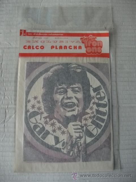 Collectible Music: CALCO PLANCHA DE GARY GLITTER &ndash; TRANSFLAIR IRON ONS