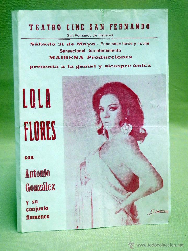 M&uacute;sica de colecci&oacute;n: PROGRAMA DOBLE, TEATRO SAN FERNANDO, LOLA FLORES, ANTONIO GONZALEZ, EMILIO EL MORO