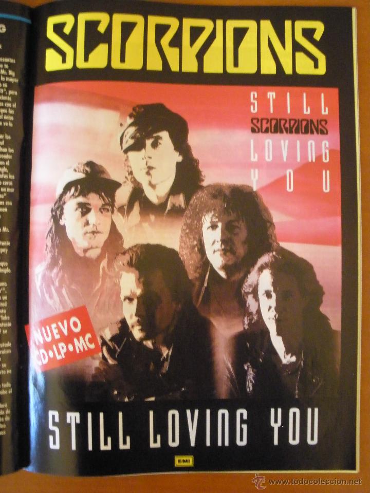 M&uacute;sica de colecci&oacute;n: scorpions 1992 magazine advert - Foto 1