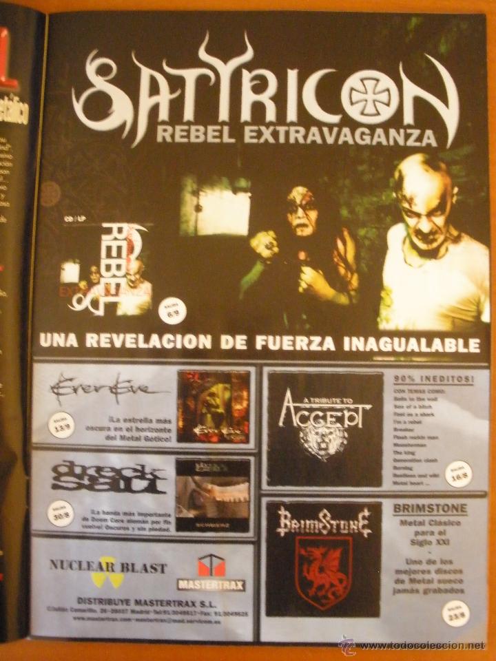 M&uacute;sica de colecci&oacute;n: Satyricon 1999 promo magazine advert