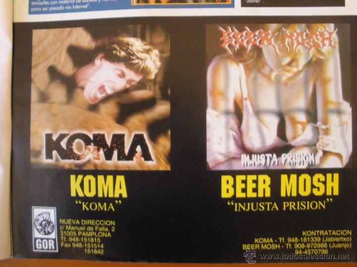 Collectible Music: koma beer mosh 1996 promo magazine advert