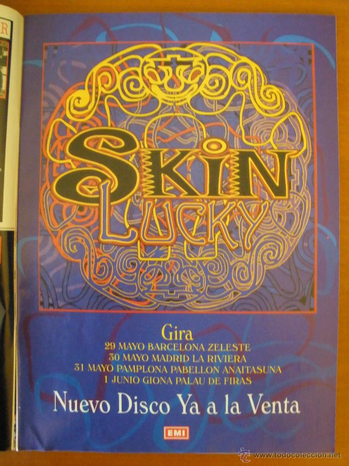 Collectible Music: skin lucky anuncio + gira  1996 promo magazine advert