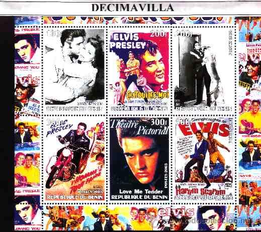 M&uacute;sica de cole&ccedil;&atilde;o: PRMS024, BENIN, 2003, ELVIS PRESLEY, MP02
