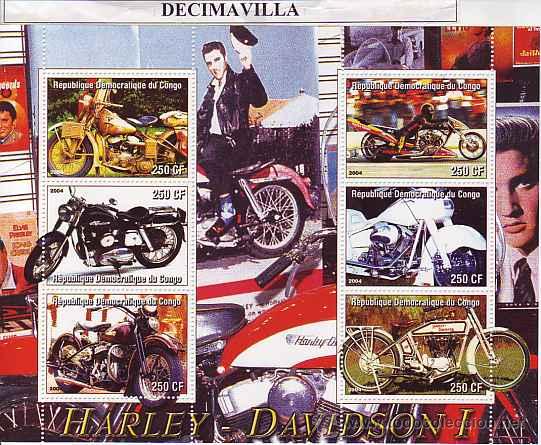M&uacute;sica de colecci&oacute;n: PRMS031, CONGO, 2004, ELVIS PRESLEY, HARLEY DAVIDSON, MP01 - Foto 1