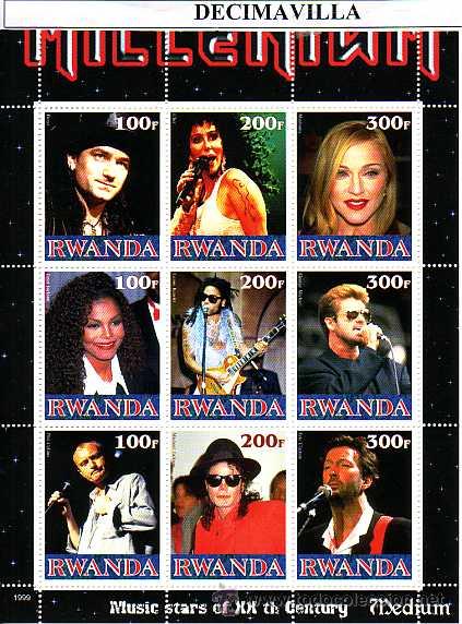 M&uacute;sica de colecci&oacute;n: PRMS036, RWANDA, 1999, MUSICA, MEDIUM - Foto 1