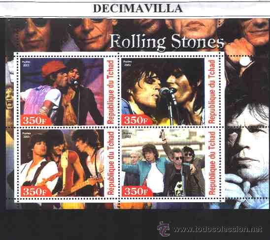 M&uacute;sica de colecci&oacute;n: PRMS219, TCHAD, 2003, THE ROLLING STONES