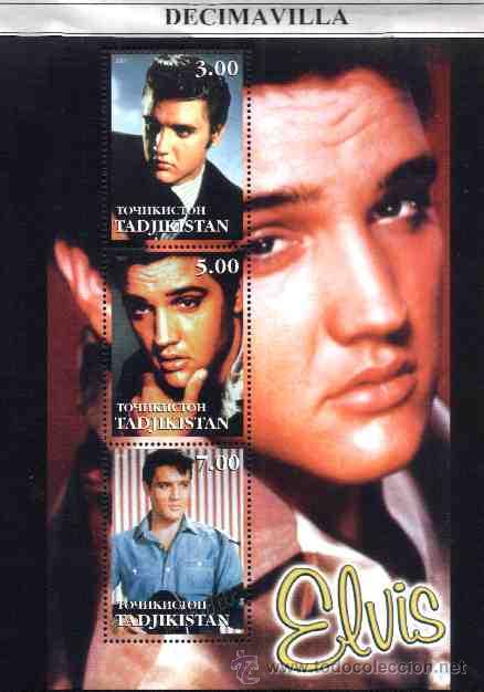 Musica di collezione: PRMS262, TADJIKISTAN, 2003, ELVIS PRESLEY, 3 VAL.