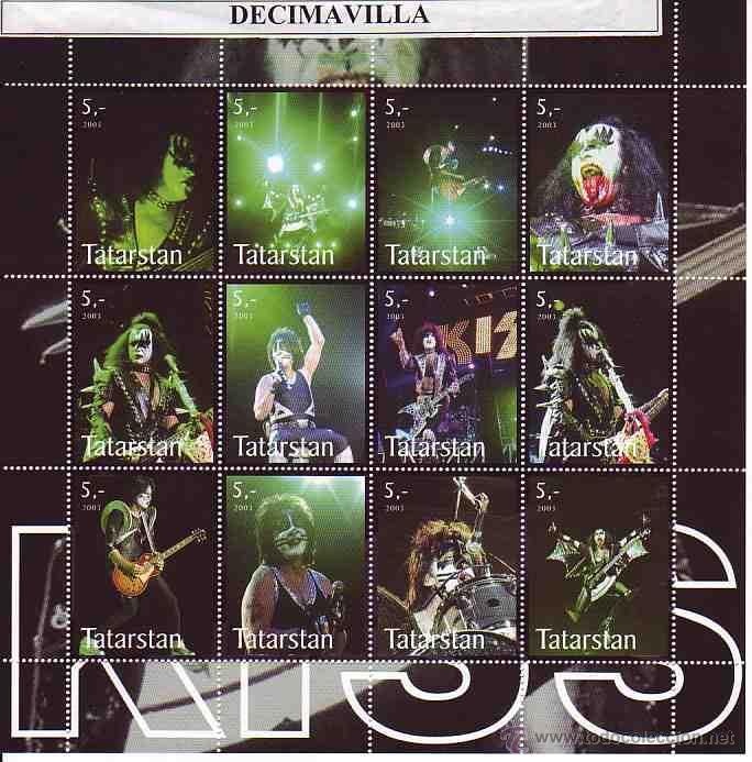 M&uacute;sica de colecci&oacute;n: PRMS264, TATARSTAN, 2003, KISS, 12 VAL.