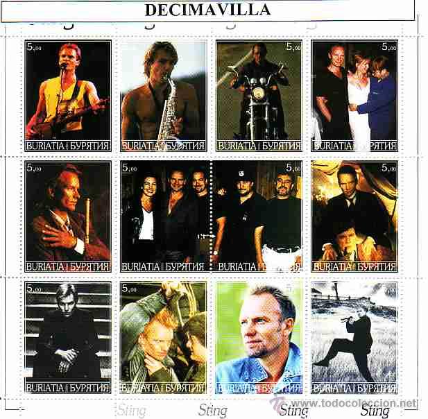 M&uacute;sica de colecci&oacute;n: PRMS286, BURIATIA, 2000. STING, MINIPLIEGO