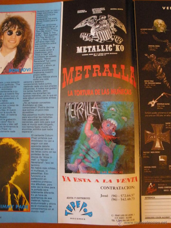 Musiksammlung: metralla la tortura de las mu&ntilde;ecas promo magazine advert 1992