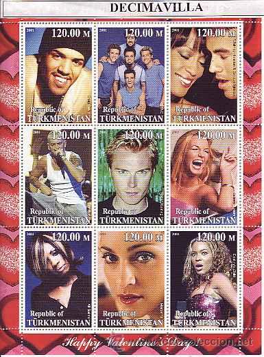 M&uacute;sica de colecci&oacute;n: PRMS477, TURKMENISTAN, 2001, MTV EUROPEAN TOP 20