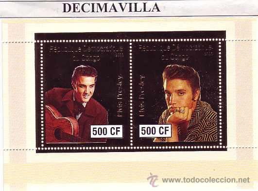 M&uacute;sica de colecci&oacute;n: PRMS485, CONGO, 2003, ELVIS PRESLEY, PAPEL DE ORO HB02