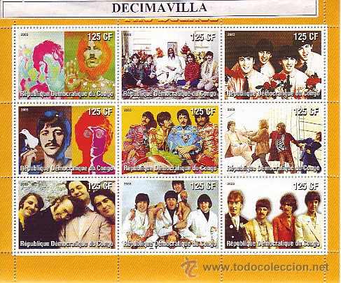 M&uacute;sica de colecci&oacute;n: PRMS494, CONGO, 2003, THE BEATLES. 9 VAL-01 - Foto 1