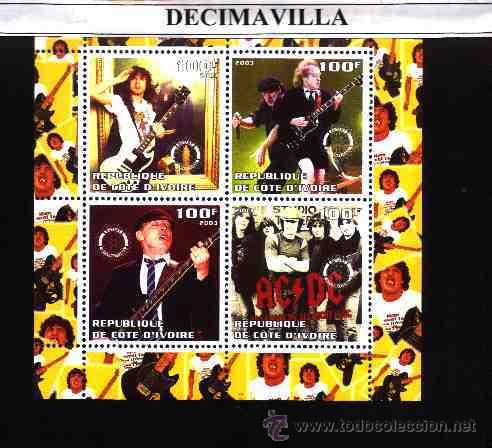 M&uacute;sica de cole&ccedil;&atilde;o: PRMS498, COSTA DE MARFIL, 2003, AC/DC, HB01