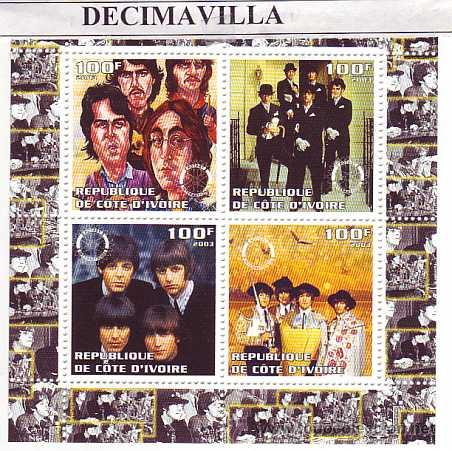 M&uacute;sica de colecci&oacute;n: PRMS517, COSTA DE MARFIL, 2003, THE BEATLES