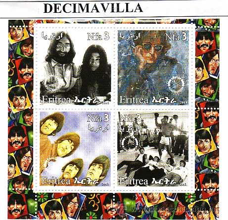 Collectible Music: PRMS527, ERITREA, 2003, THE BEATLES