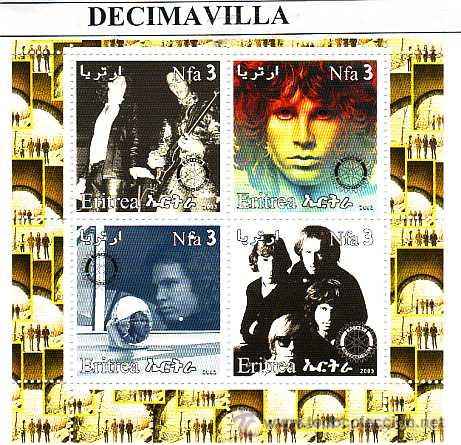 M&uacute;sica de colecci&oacute;n: PRMS530, ERITREA, 2003, THE DOORS