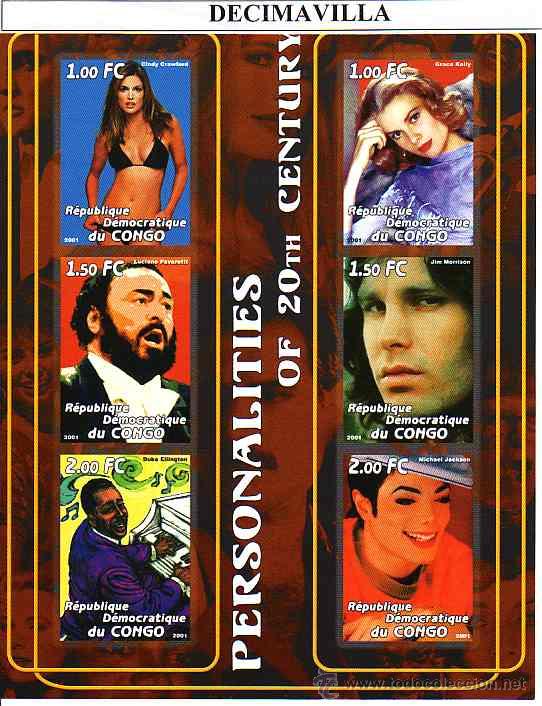 M&uacute;sica de cole&ccedil;&atilde;o: PRVR134, CONGO, 2001, CINDY CRAWFORD&hellip;, 6 VAL.