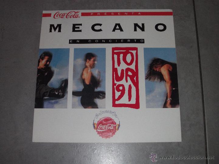 M&uacute;sica de colecci&oacute;n: PEGATINA MECANO - EN CONCIERTO TOUR 91 - 19 X 19 - L -