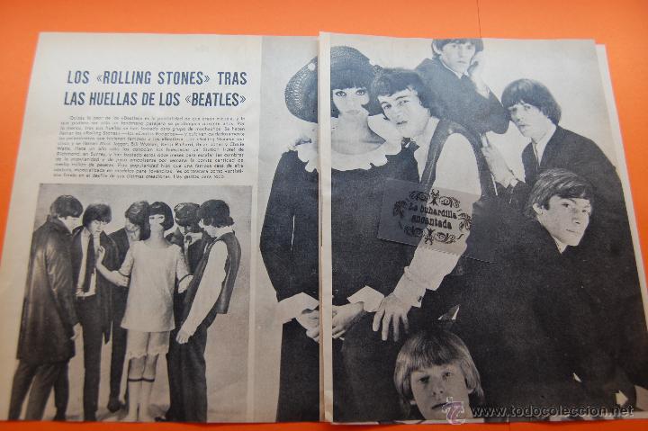 M&uacute;sica de cole&ccedil;&atilde;o: ARTICULO JULIO 1964 - ROLLING STONES TRAS LA HUELLA DE LOS BEATLES - 4 PAG.